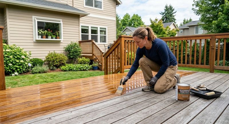 Concrete Deck Sealing in Kitsap County, WA
