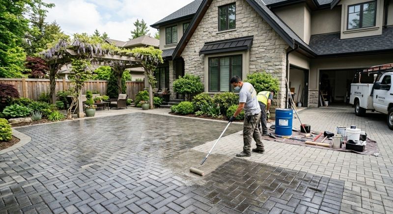 Courtyard Sealing in Alpharetta, GA
