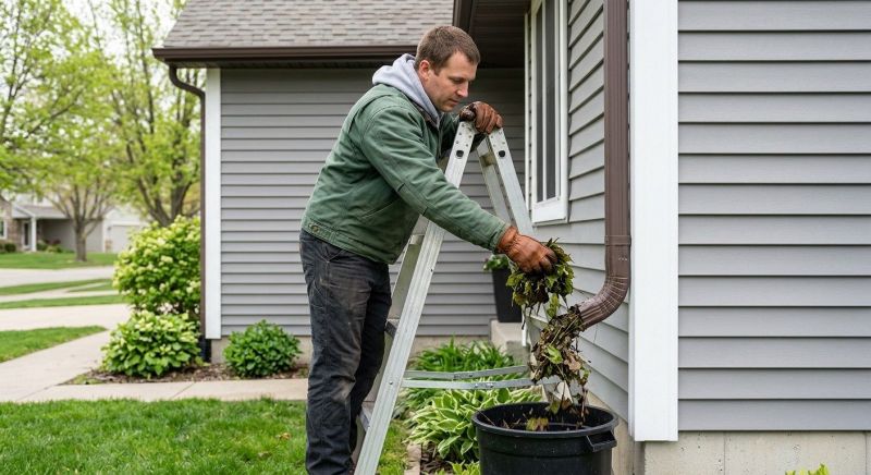 Downspout Blockage Removal in Boulder, CO