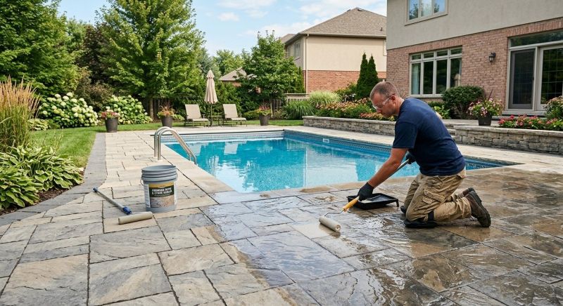 Pool Patio Sealing in Kansas City, KS