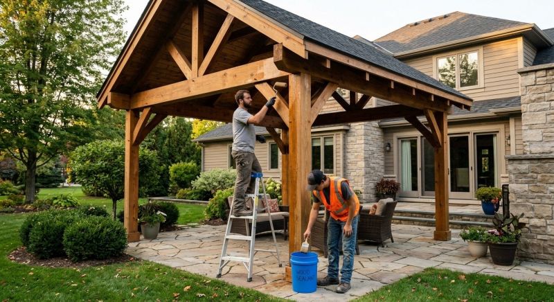 Pavilion Sealing in Kitsap County, WA